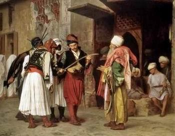 unknow artist Arab or Arabic people and life. Orientalism oil paintings  304 China oil painting art